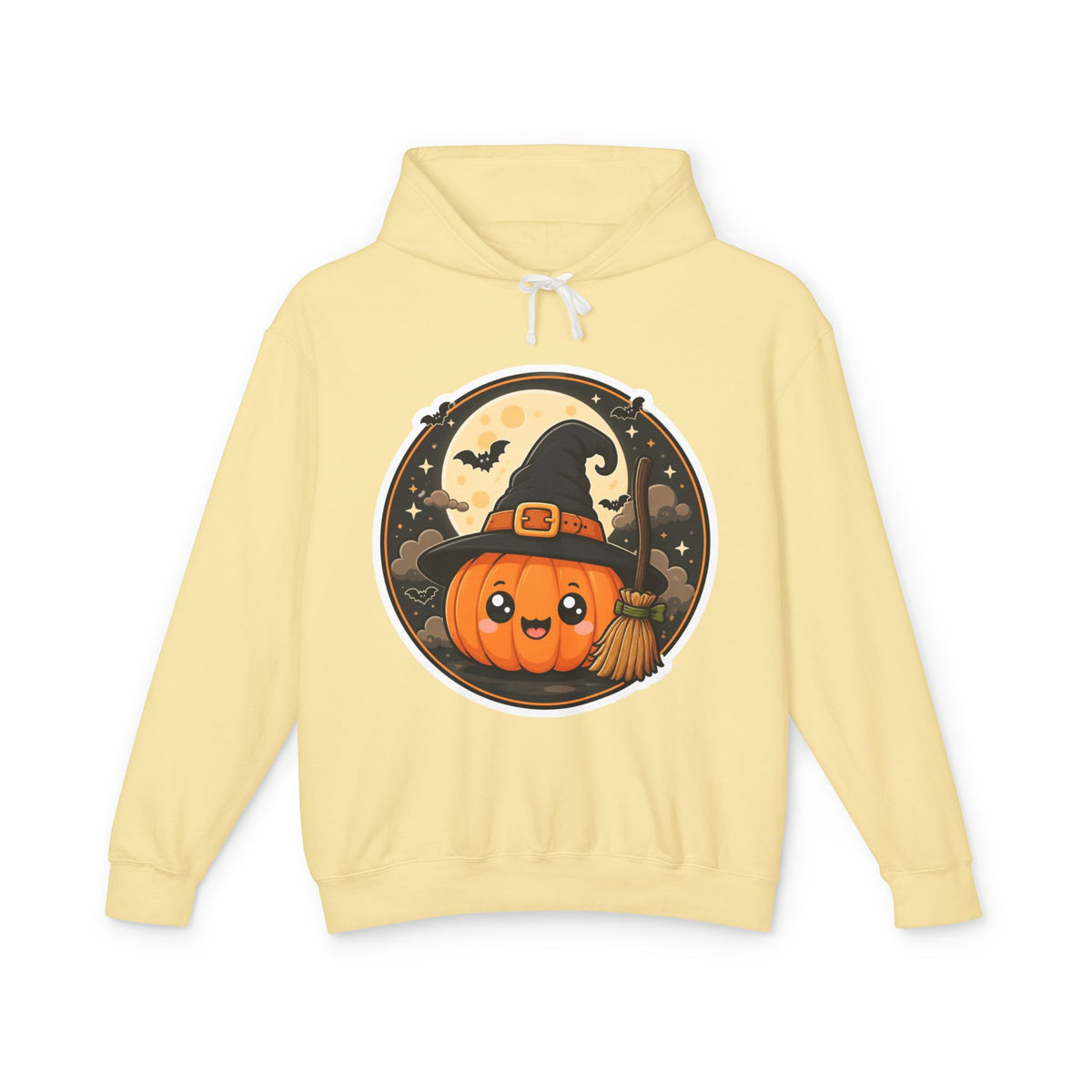 Halloween Pumpkin Witch Hooded Sweatshirt