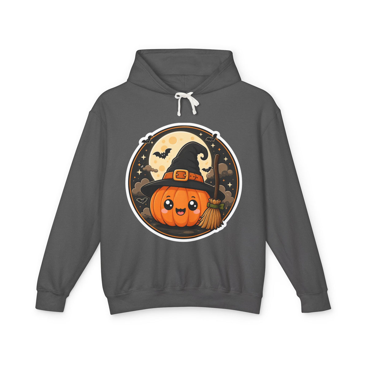 Halloween Pumpkin Witch Hooded Sweatshirt