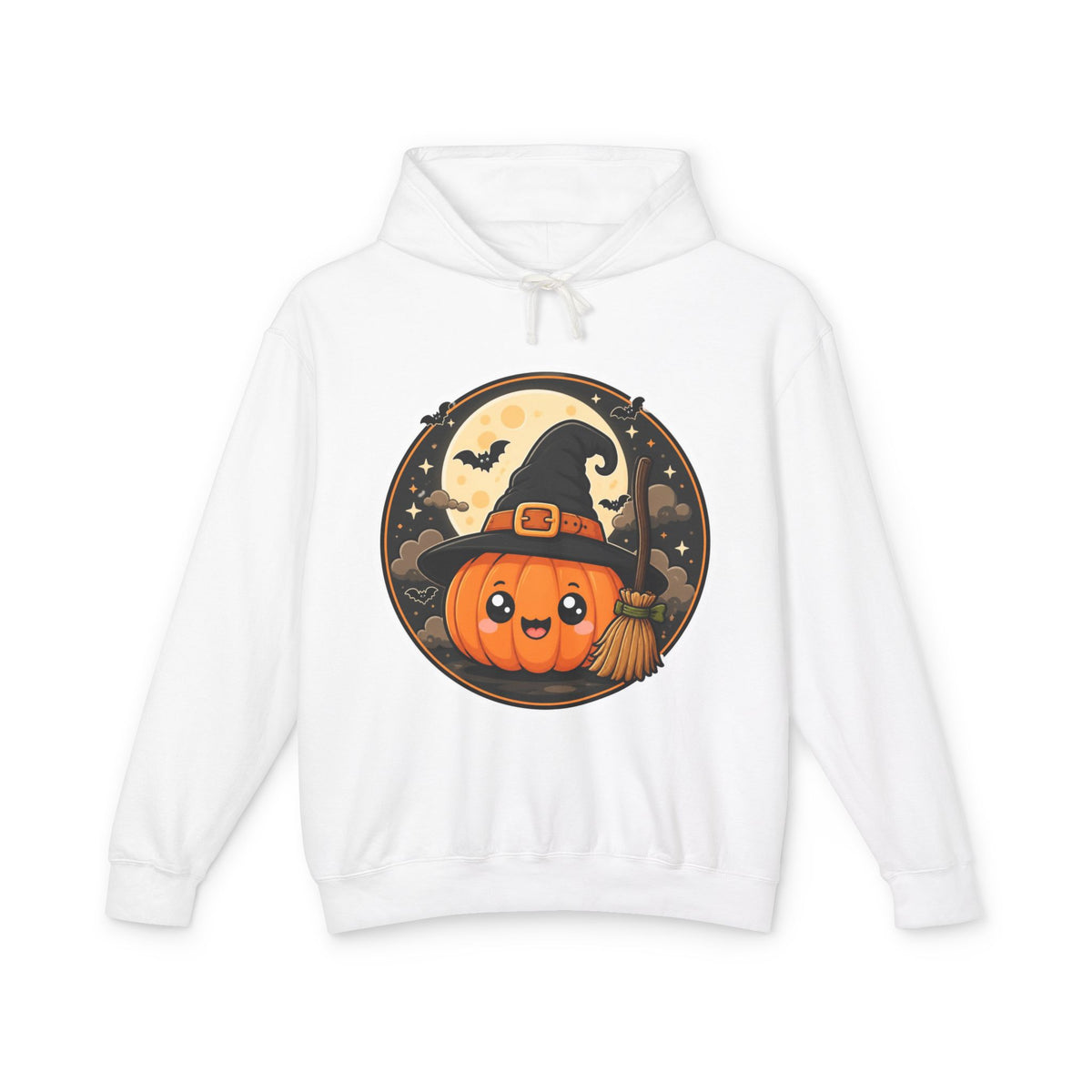 Halloween Pumpkin Witch Hooded Sweatshirt
