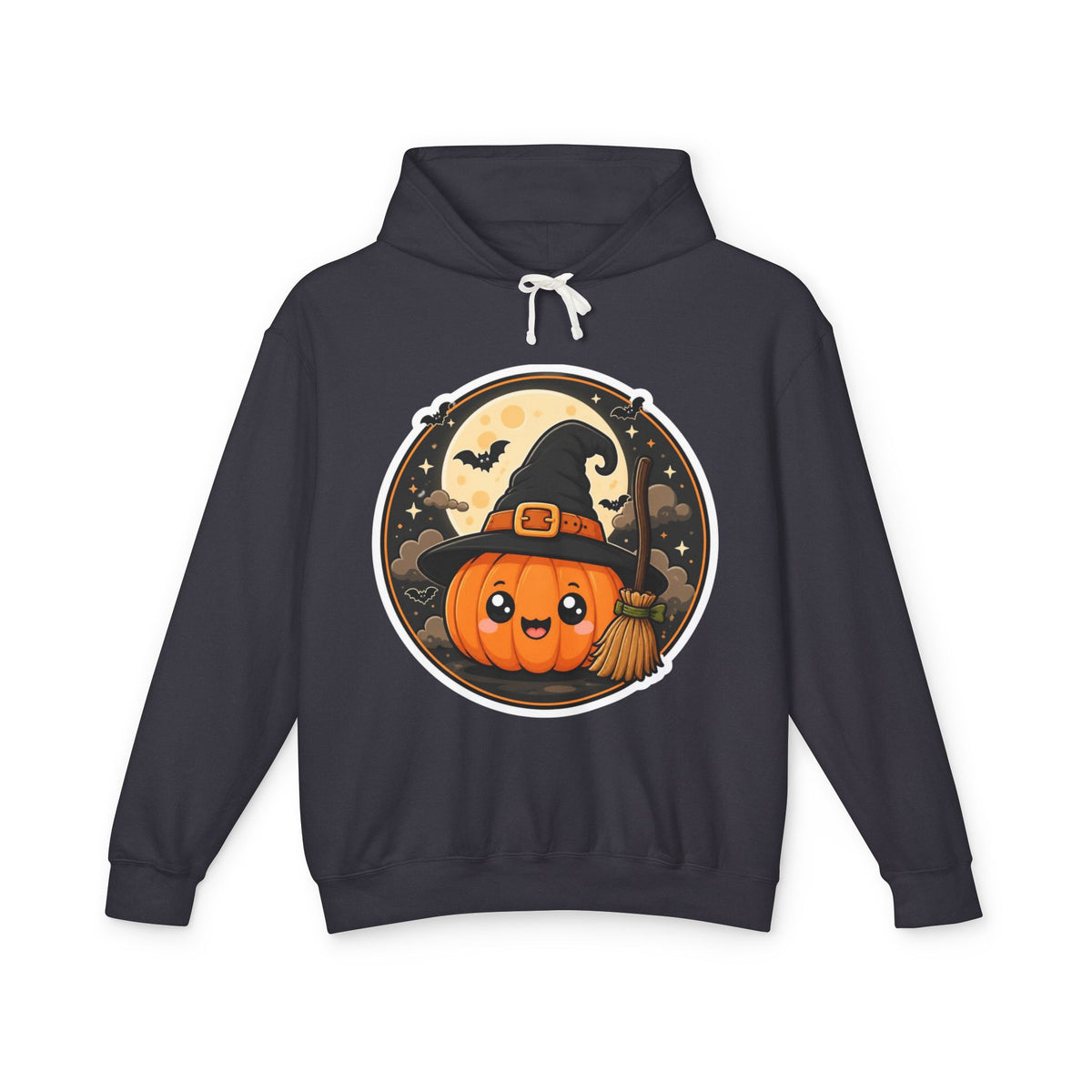 Halloween Pumpkin Witch Hooded Sweatshirt