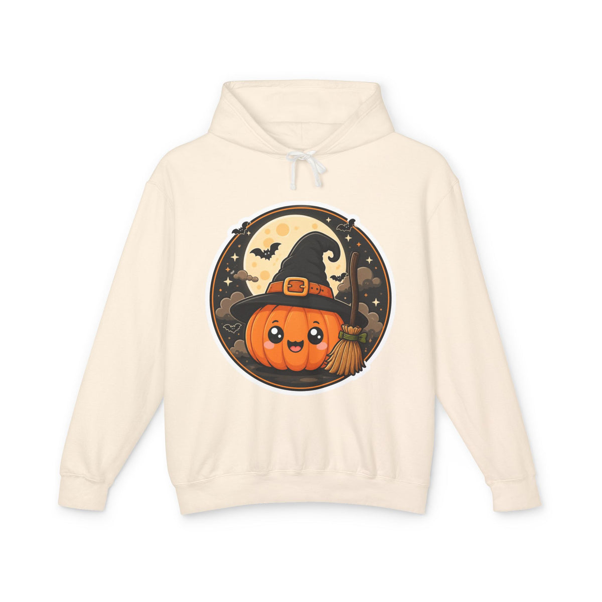 Halloween Pumpkin Witch Hooded Sweatshirt