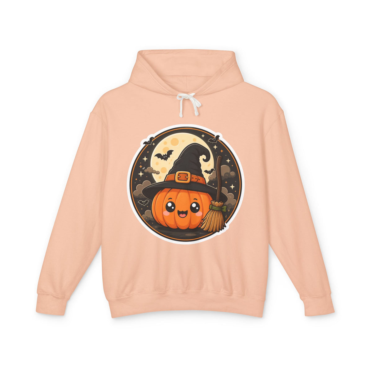 Halloween Pumpkin Witch Hooded Sweatshirt