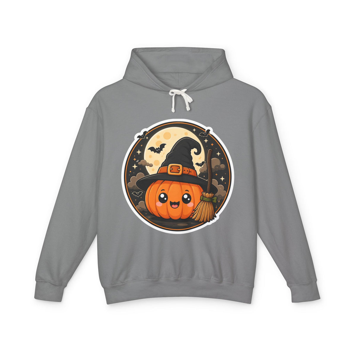 Halloween Pumpkin Witch Hooded Sweatshirt